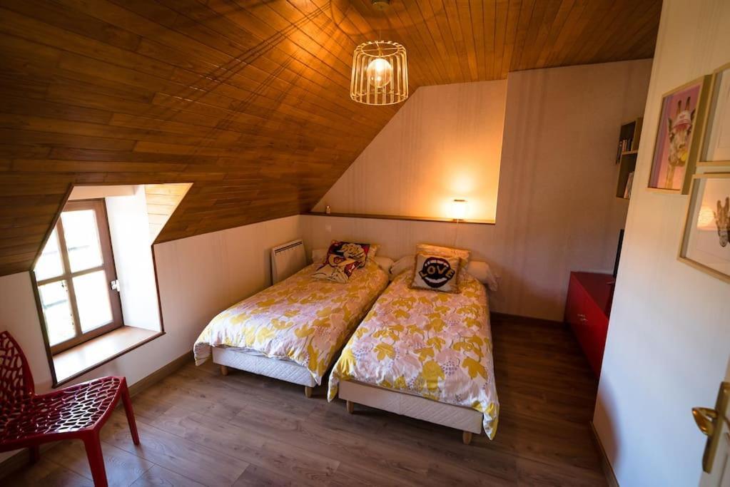 Gite De Charme Avec Spa, Baie Du Mont St Michel Sougeal Bagian luar foto